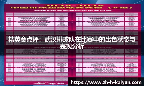 精英赛点评：武汉排球队在比赛中的出色状态与表现分析